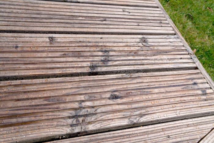waterafstotende behandeling van hout