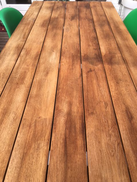 tuintafel behandelen