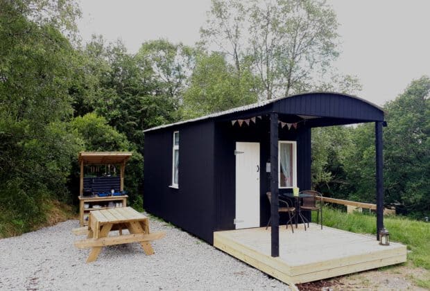 Tiny house caravan vasa svart