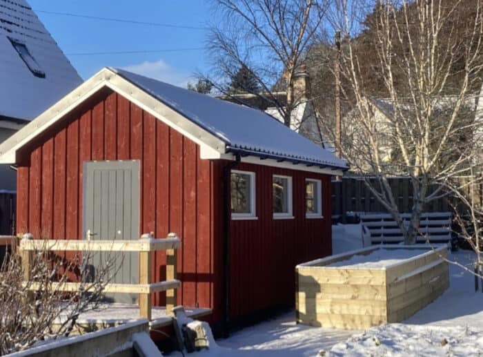 scandinavisch tuinhuis