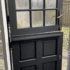 deur zwart verven
