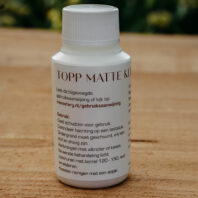 Topp matte lak proefverpakking