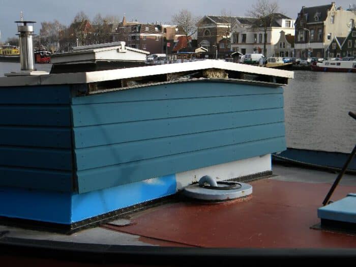 woon ark in zweeds blauw