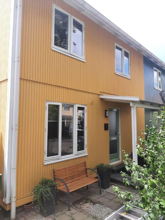woning zweeds geel