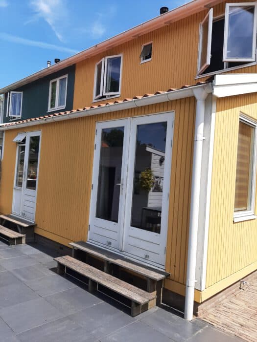 huis geel verven
