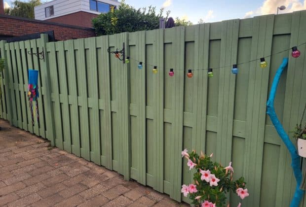 groene schutting