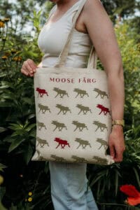 Moose Färg canvas tas