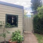 groene beits matte houtverf