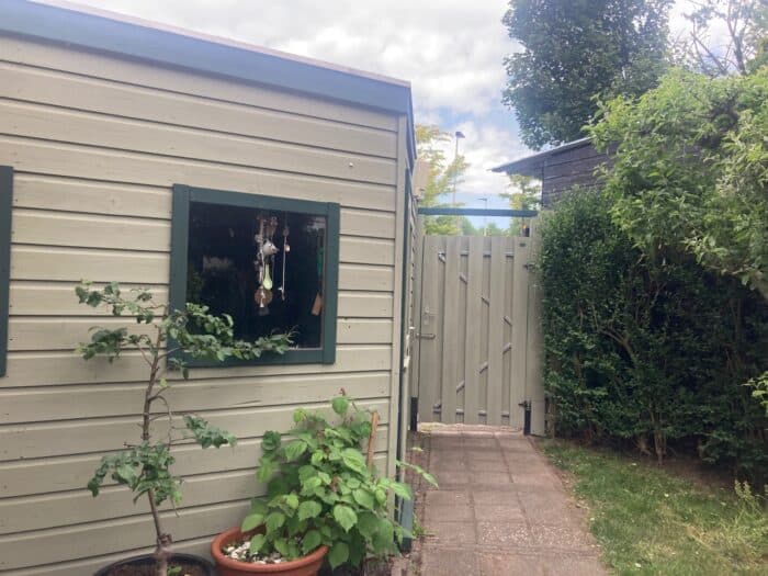 groene beits matte houtverf