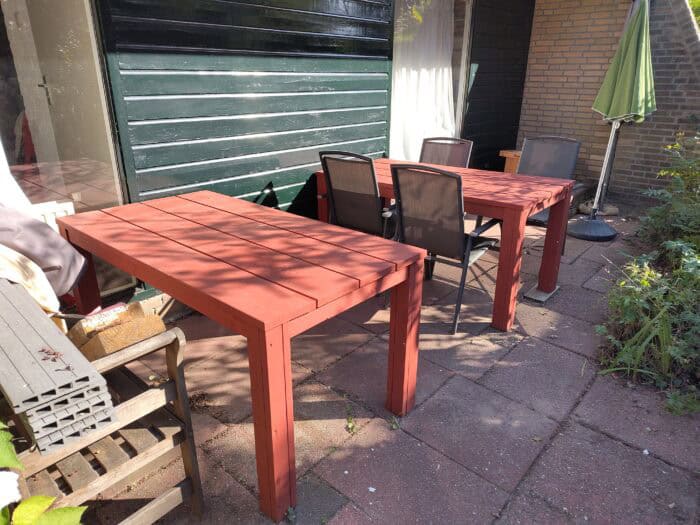 houten tafels beitsen