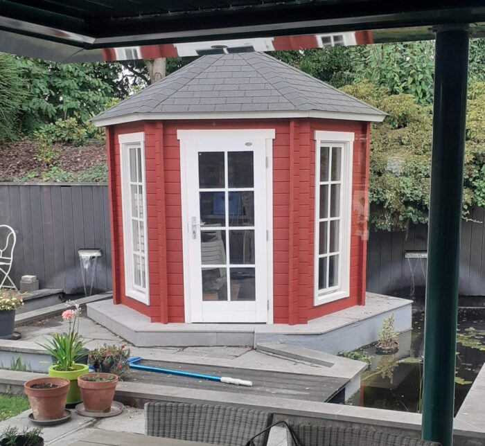 tuinhuis zweeds rood