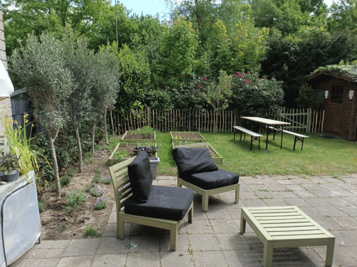 tuinset beitsen