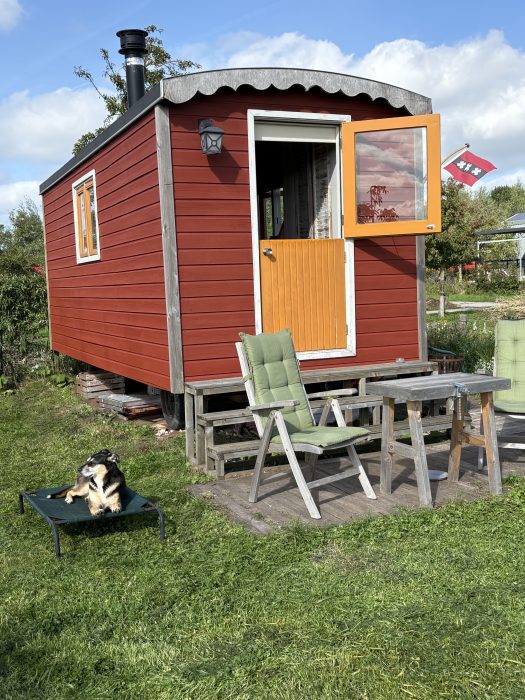 Noorse hut rood verven